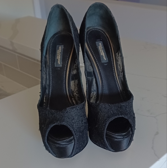 Dolce & Gabbana shoes. Size 38.5 in black - Picture 3 of 8